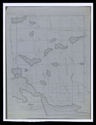 Plan of Township no. 7 R.8 Bowerbank N.W.P. as surveyed in part by Wm. Oakes in year 1886 and compiled in 1903 by Louis Oakes