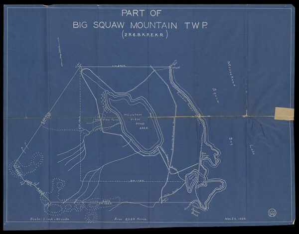 Part of Big Squaw Mountain TWP. (2 R. 6, B.K.P., E.K.R.)