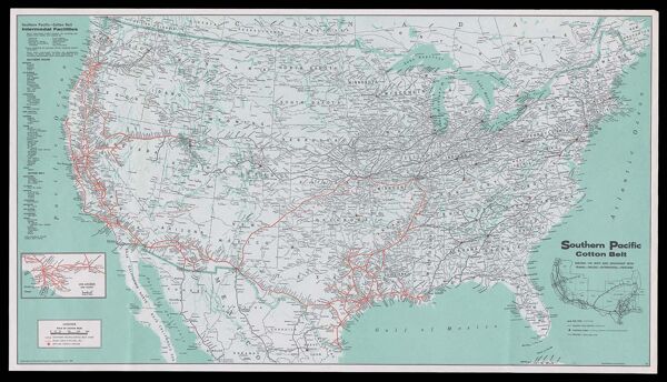 Southern Pacific cotton belt, serving the West and Southwest with trains, trucks, intermodal, pipelines