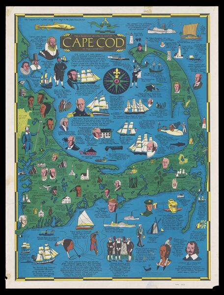 The Scrimshaw Historical Map of Cape Cod