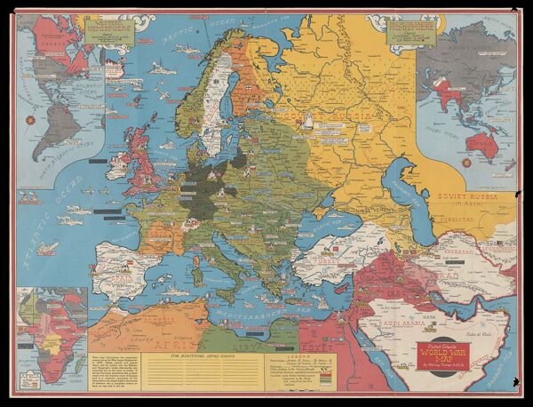 Dated events World War map