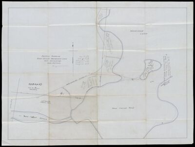Sketch showing West Outlet Mooshead Lake with surroundings