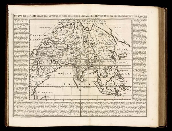 Carte de l'Asie selon les auteurs anciens enrichie remarques historiques sur les changemens qui y sont arrive Z Tom: V. Nro 3. Pag: 16.