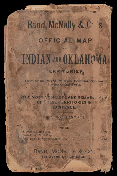 Rand, McNally & Co.'s Official Map of Indian and Oklahoma Territories