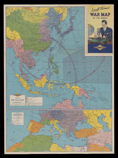 Lowell Thomas' War Map of the World