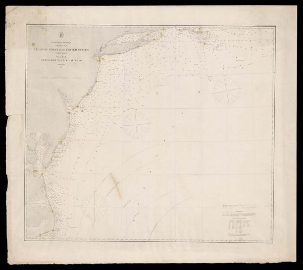 Atlantic coast of the United States (in four sheets) : Sheet no. II, Nantucket to Cape Hatteras