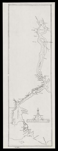 [untitled map of the St. John's River, New Brunswick]