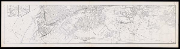 Map of Port of Oakland, Oakland, California