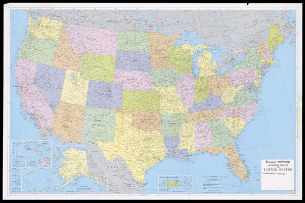 Dennison/Hammond Superior Map of the United States
