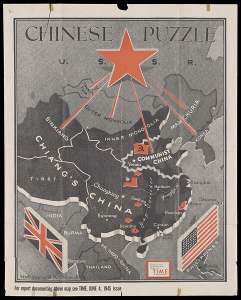 Chinese Puzzle / Time Map by R. M. Chapin, Jr.