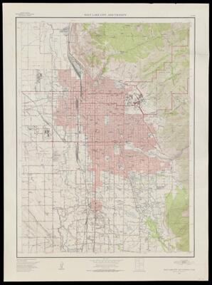 Salt Lake City and vicinity, Utah