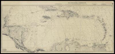 West India Islands and Caribbean Sea : sheet II : comprising the Lesser Antilles and coasts of South and Central America from Trinidad to Yucatan, compiled from the most recent Surveys, 1914, with corrections to 1943