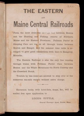 Railway and Excursion Advertisements