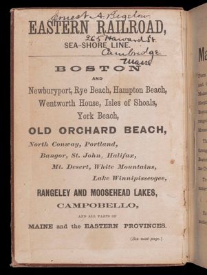 Railway and Excursion Advertisements