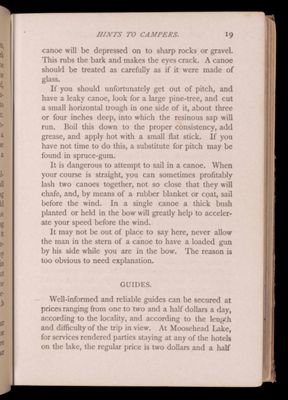 Summer vacations at Moosehead Lake. Part first. How to camp out.