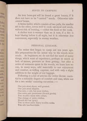 Summer vacations at Moosehead Lake. Part first. How to camp out.