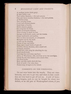 Summer vacations at Moosehead Lake. Part first. How to camp out.