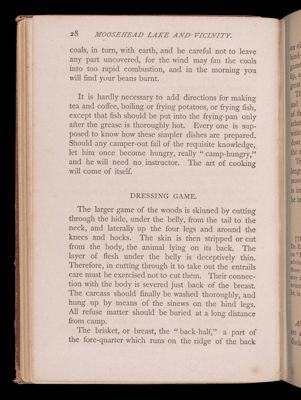 Summer vacations at Moosehead Lake. Part first. How to camp out.