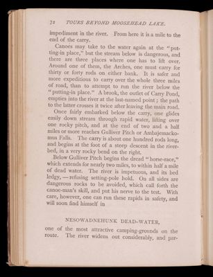 Tours beyond Moosehead Lake. Penobscot Waters.