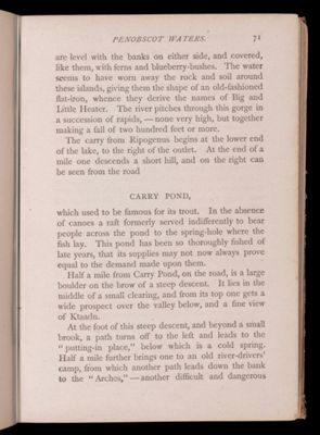 Tours beyond Moosehead Lake. Penobscot Waters.