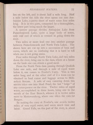 Tours beyond Moosehead Lake. Penobscot Waters.