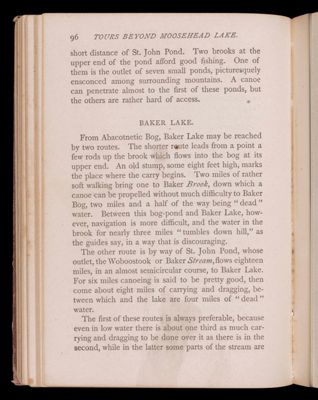 Tours beyond Moosehead Lake. Penobscot Waters.