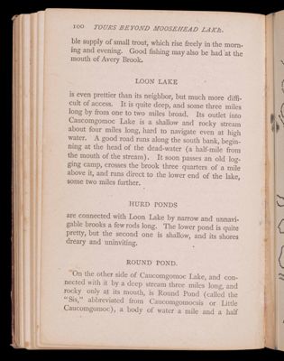 Tours beyond Moosehead Lake. Penobscot Waters.