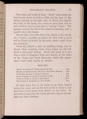 Tours beyond Moosehead Lake. Penobscot Waters.