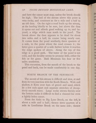 Tours beyond Moosehead Lake. Penobscot Waters.