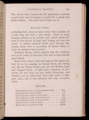 Tours beyond Moosehead Lake. Penobscot Waters.