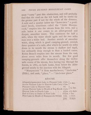 Tours beyond Moosehead Lake. St. John Waters.