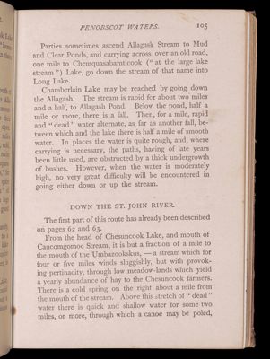 Tours beyond Moosehead Lake. Penobscot Waters.