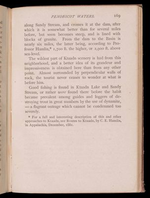 Tours beyond Moosehead Lake. Penobscot Waters.