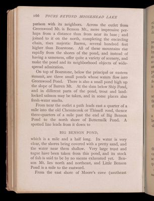 Tours beyond Moosehead Lake. Penobscot Waters.