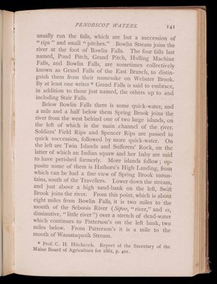 Tours beyond Moosehead Lake. Penobscot Waters.