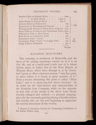 Tours beyond Moosehead Lake. Penobscot Waters.