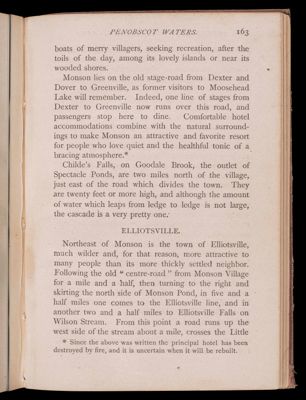 Tours beyond Moosehead Lake. Penobscot Waters.
