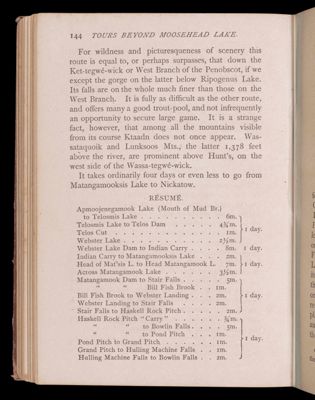 Tours beyond Moosehead Lake. Penobscot Waters.