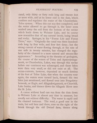 Tours beyond Moosehead Lake. Penobscot Waters.