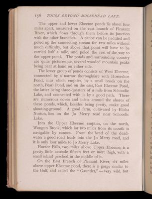 Tours beyond Moosehead Lake. Penobscot Waters.