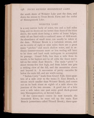 Tours beyond Moosehead Lake. Penobscot Waters.