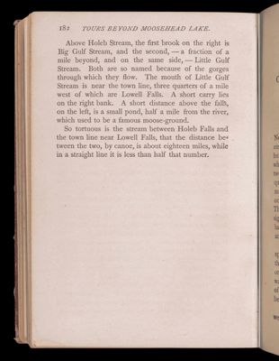 Tours beyond Moosehead Lake. Kennebec Waters.