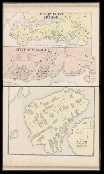 Kittery Point Village / Kittery Village / Plan of Kittery U.S. Navy Yard