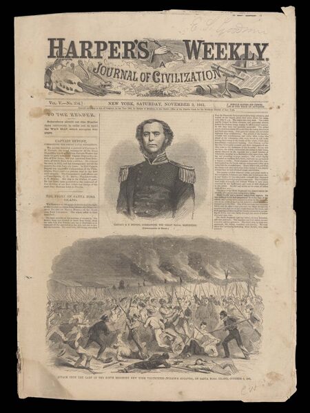 Harper's Weekly: A journal of civilization Vol. V - No. 254, New York, Saturday, November 9, 1861