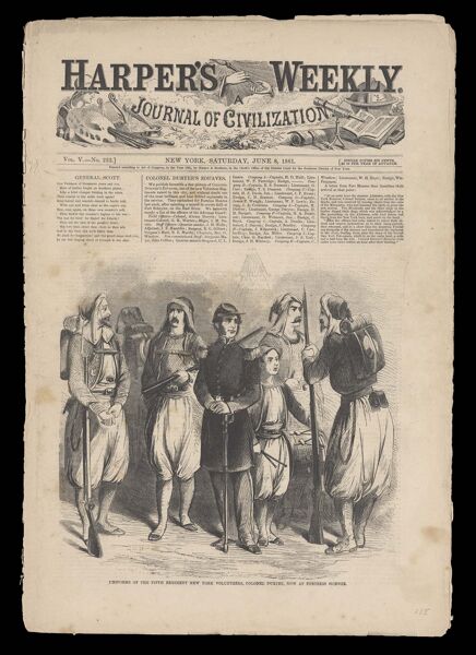 Harper's Weekly: A journal of civilization Vol. V. - No. 232  New York, Saturday, June 8, 1861