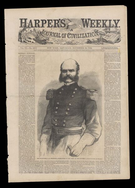 Harper's Weekly: A journal of civilization  Vol VI. - No. 309  New York, Saturday, November 29, 1862