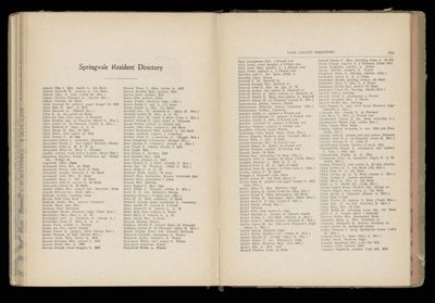 Springvale Directory