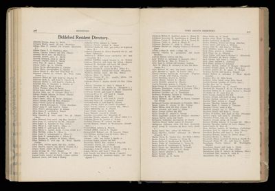 Biddeford Resident Directory