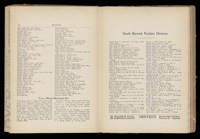 South Berwick Directory