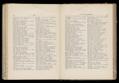 Saco Resident Directory.